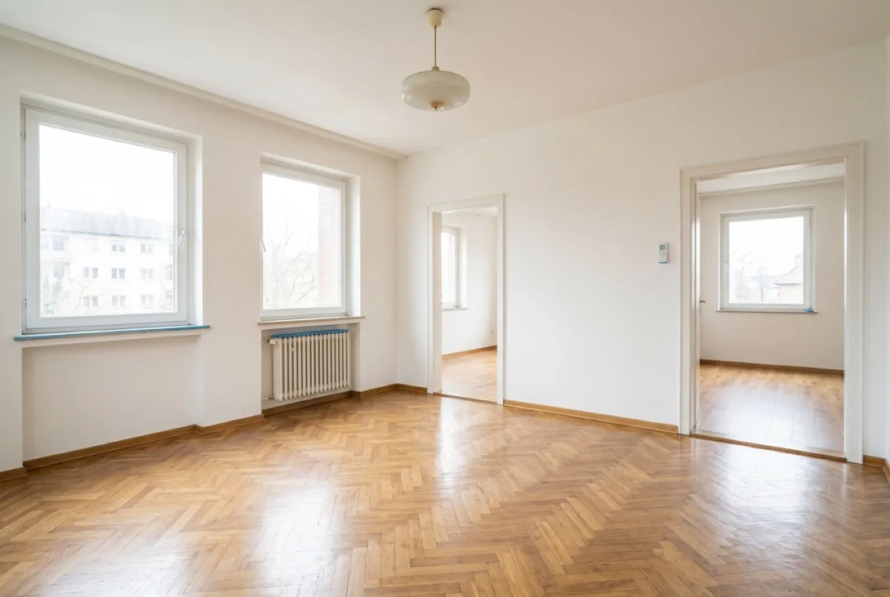 Besenrein geräumte, leere Wohnung in Dortmund
