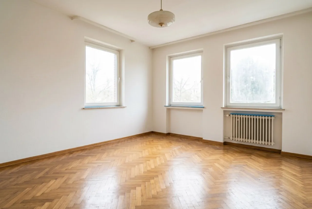 Besenrein geräumter Raum nach der Entrümpelung in Dortmund