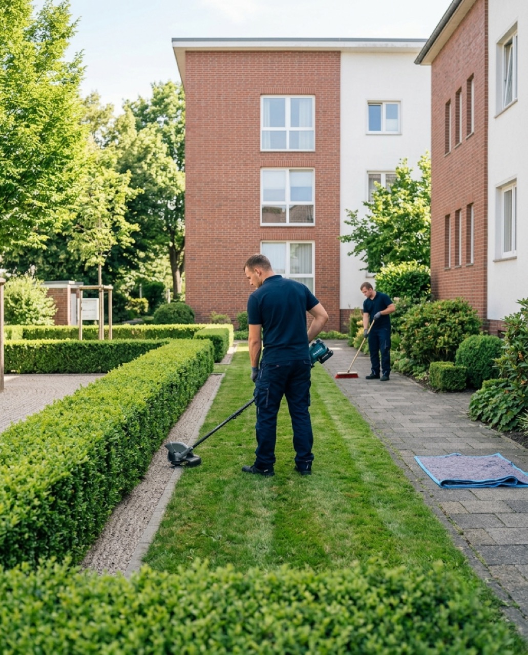Grünanlagen & Winterdienst Dortmund – gepflegte Außenanlage