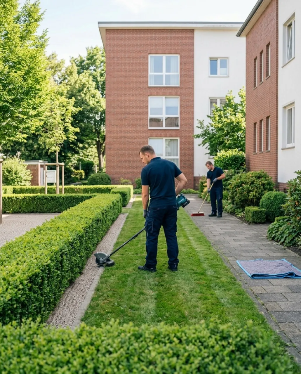 Grünanlagen & Winterdienst Dortmund – gepflegte Außenanlage